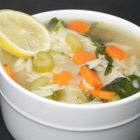 CHICKEN SOUP WITH ORZO RECIPES