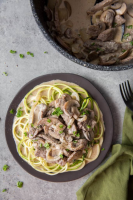 Pasta With Mushrooms and Cashew Cream Recipe | Bon Appétit image