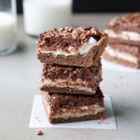 Deluxe Chocolate Marshmallow Bars Recipe: How to Make It image