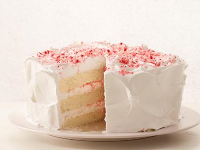 Peppermint Layer Cake with Candy Cane Frosting Recipe ... image