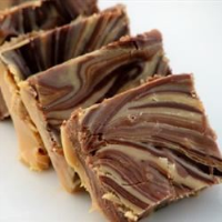 Chocolate Peanut Butter Swirl Fudge | Allrecipes image