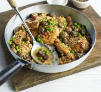 Chicken and mushrooms recipe | BBC Good Food image