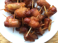 BACON WRAPPED LITTLE SMOKIES WITH MAPLE SYRUP RECIPES