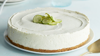 No-Bake Key Lime Cheesecake Recipe | Martha Stewart image