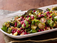 Roasted Brussels Sprouts With Pomegranate and Hazelnuts ... image