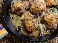 Heirloom Garlic Clove Chicken Thighs Recipe - Food Network image