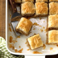 Quick and Easy Baklava Squares - Taste of Home image