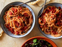 Pasta Puttanesca Recipe | Rachael Ray | Food Network image