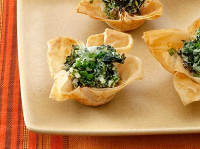 Spinach and Goat Cheese Tartlets Recipe | Food Network image