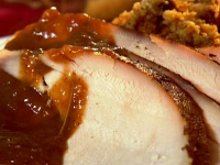 Smoked Turkey with BBQ Gravy Recipe | The Neelys | Food ... image
