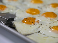 Sheet Pan Fried Eggs Recipe | MyRecipes image