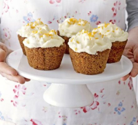 Carrot cake cupcakes recipe - BBC Good Food image