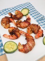 Air Fryer Bacon-Wrapped Shrimp | Allrecipes image