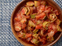 Stewed Okra and Tomatoes Recipe | The Neelys | Food Network image