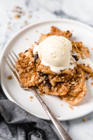 Easy Cinnamon Apple Crisp Recipe with Oatmeal - Skinnyta… image