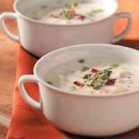 Bacon Clam Chowder Recipe: How to Make It image