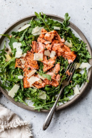 Arugula Salmon Salad with Capers and Parmesan image