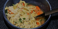 Low Sodium Slow-Cooker Chicken Noodle Soup - Hackin… image