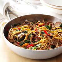 Beef & Spinach Lo Mein Recipe: How to Make It image