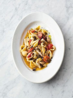 Italian sausage & chestnut pasta recipe | BBC Good Food image