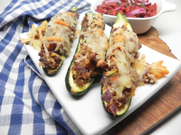 Sausage-Stuffed Zucchini Boats Recipe | Allrecipes image
