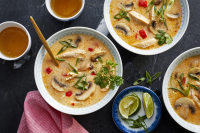 Spicy Thai Coconut Chicken Soup Recipe | MyRecipes image
