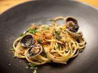 Linguine and Clams Recipe | Bobby Flay | Food Network image