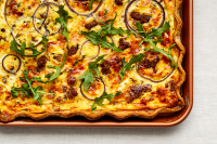 Sausage and Red Onion Sheet Pan Quiche | Food & Wine image
