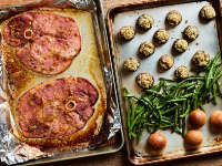 Sheet Pan Holiday Ham Dinner Recipe - Food Network image