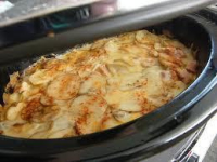 Crockpot Scalloped Potatoes & Ham | Just A Pinch Recipes image