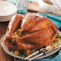 Lemon-Herb Roasted Turkey Recipe: How to Make It image
