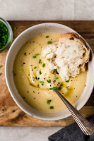 Classic Potato Leek Soup - Skinnytaste image
