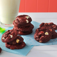 Red Velvet White Chip Cookies Recipe: How to Make It image