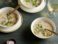 Cream of Wild Mushroom Soup Recipe | Ina Garten | Food Network image