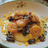 Shrimp and Cheesy Grits with Bacon Recipe | Allrecipes image