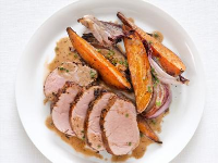 Roast Pork and Sweet Potatoes Recipe | Food Network ... image