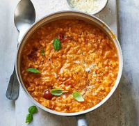 Easy chicken and chorizo paella | Sainsbury's Recipes image