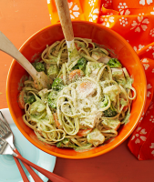 Chicken Linguine with Pesto Sauce | Better Homes & Gardens image