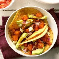 Air-Fried Butternut Squash Tacos Recipe: How to Make It image