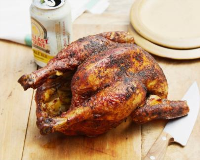 Beer Can Chicken Recipe | Bobby Flay - Food Network image
