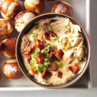 Slow-Cooker Cheddar Bacon Beer Dip Recipe: How to Make It image