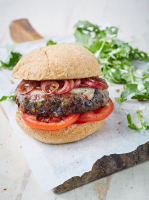 Black bean veggie burger recipe | Jamie Oliver recipes image