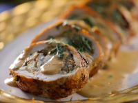 Rolled Stuffed Turkey Breast with Quick Stuffing and Gravy ... image