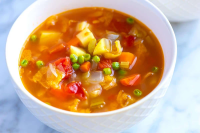 Easy Homemade Vegetable Soup - Inspired Taste image
