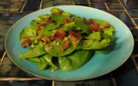 Basic Spinach Salad With Hot Bacon Dressing Recipe - Food… image