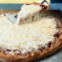 Cheese Pizza Recipe | MyRecipes image