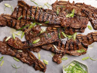 Kalbi (Korean Barbequed Beef Short Ribs) - Food Network image