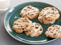 Dried Cherry and Almond Cookies with Vanilla Icing Recipe ... image
