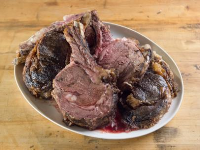Prime Rib with Red Wine-Thyme Butter Sauce Recipe | Bobby ... image