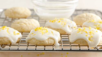 Lemon-Glazed Cream Cheese Cookies Recipe - Pillsbury.com image